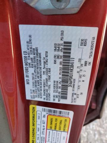 Photo 10 from auction – 2017 FORD FUSION TIT with VIN 3FA6P0RU1HR384111