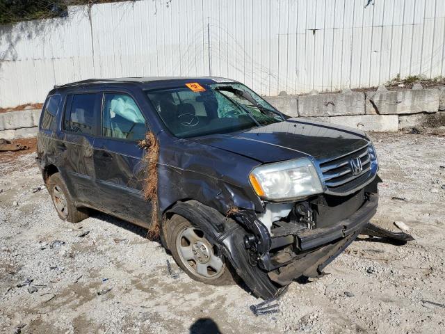 HONDA PILOT LX 2015 with VIN 5FNYF3H2XFB009002 - Photo from auction