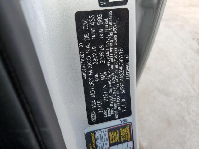 Фото 10 с аукциона – 2017 KIA FORTE EX с VIN 3KPFL4A82HE093216