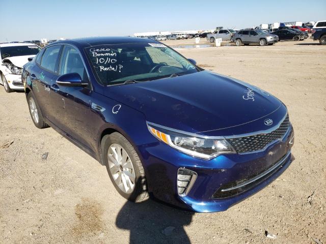 KIA OPTIMA LX 2018 with VIN 5XXGT4L39JG250243 - Photo from auction