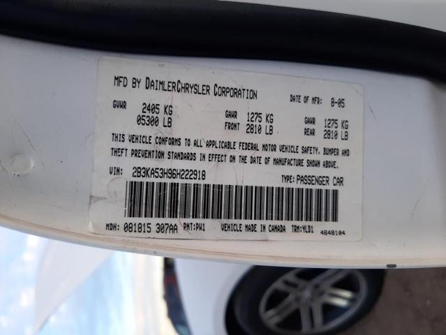 Photo 10 from auction – 2006 DODGE CHARGER R/ with VIN 2B3KA53H96H222918