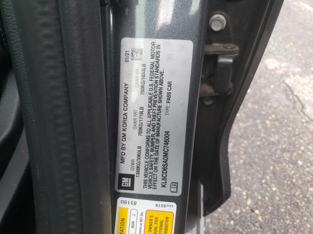 Photo 10 from auction – 2021 CHEVROLET SPARK 1LT with VIN KL8CD6SA0MC746004