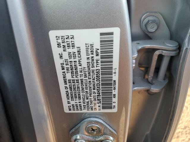 Photo 10 from auction – 2013 ACURA RDX TECHNO with VIN 5J8TB4H5XDL008563