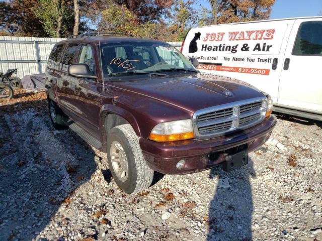 DODGE DURANGO SL 2003 with VIN 1D4HS48N23F597225 - Photo from auction