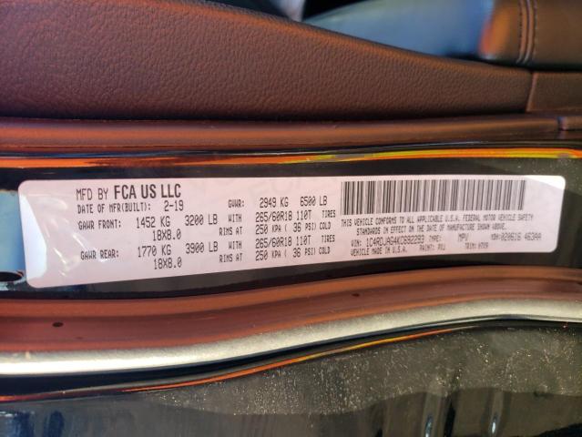 Photo 10 from auction – 2019 DODGE DURANGO SX with VIN 1C4RDJAG4KC692293