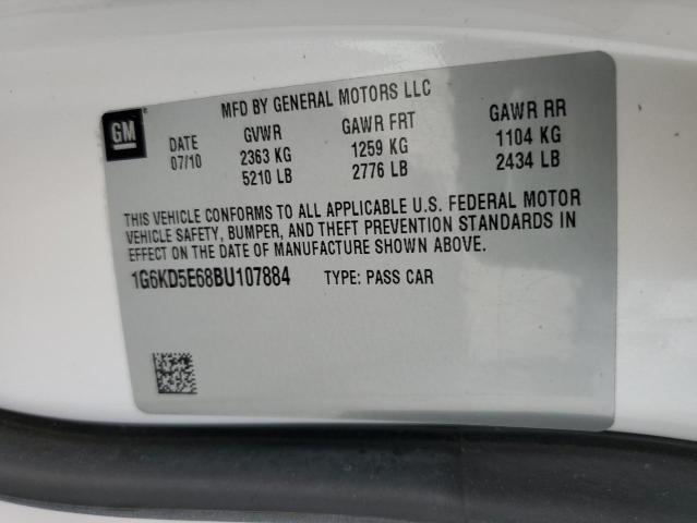 Photo 10 from auction – 2011 CADILLAC DTS LUXURY with VIN 1G6KD5E68BU107884