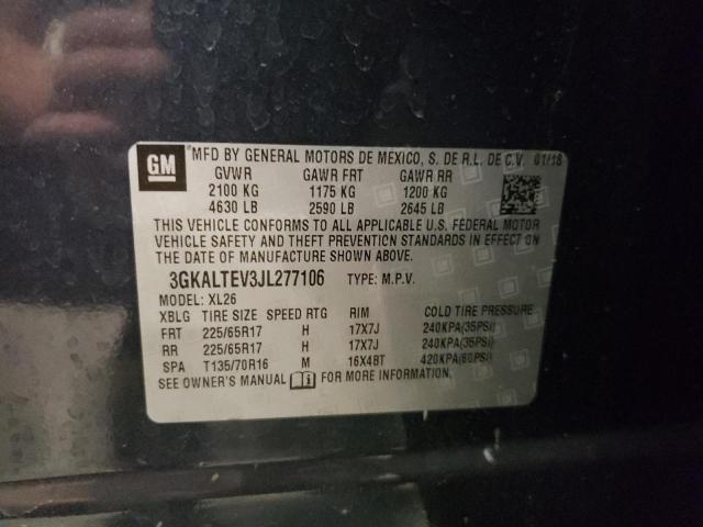 Photo 10 from auction – 2018 GMC TERRAIN SL with VIN 3GKALTEV3JL277106