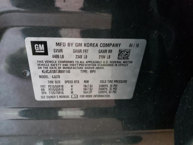 Photo 10 from auction – 2018 BUICK ENCORE PRE with VIN KL4CJESB7JB691145