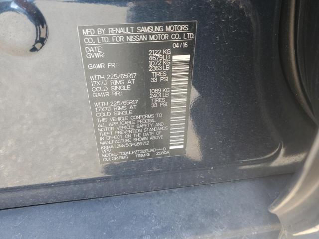 Photo 10 from auction – 2016 NISSAN ROGUE S with VIN KNMAT2MV5GP689712