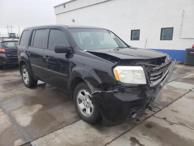 HONDA PILOT LX 2014 with VIN 5FNYF3H25EB015644 - Photo from auction