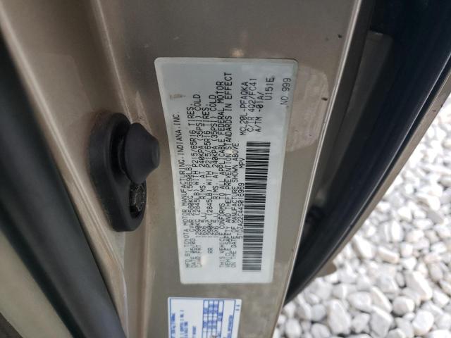Photo 10 from auction – 2004 TOYOTA SIENNA XLE with VIN 5TDZA22C44S016969
