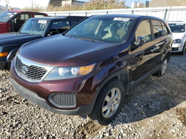 KIA SORENTO LX 2013 with VIN 5XYKTDA69DG376920 - Photo from auction