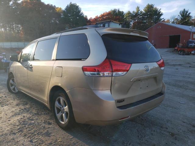 Photo 3 from auction – 2011 TOYOTA SIENNA LE with VIN 5TDKK3DCXBS040000