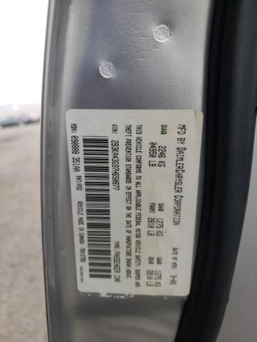 Photo 10 from auction – 2007 DODGE CHARGER SE with VIN 2B3KA43G97H650877