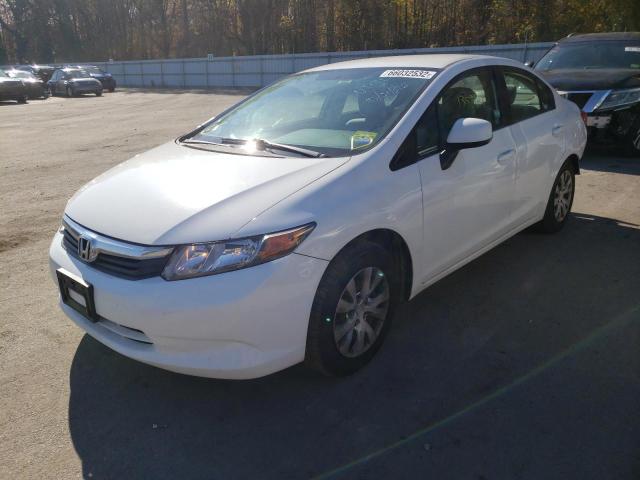 Photo 2 from auction – 2012 HONDA CIVIC LX with VIN 2HGFB2F55CH529805