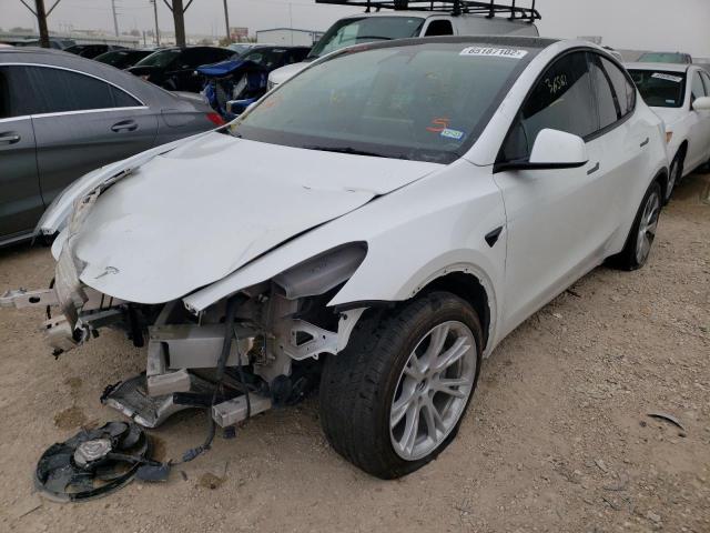 Photo 2 from auction – 2022 TESLA MODEL Y with VIN 7SAYGDEE5NF332103
