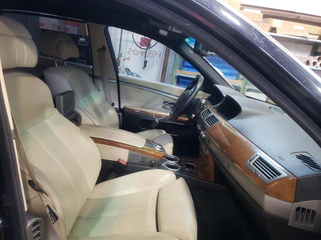 Photo 5 from auction – 2007 BMW 750 with VIN WBAHN83527DT71218