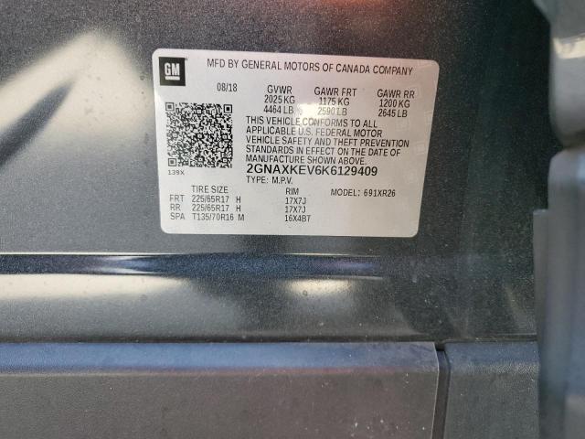 Photo 10 from auction – 2019 CHEVROLET EQUINOX with VIN 2GNAXKEV6K6129409