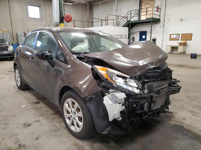 KIA RIO EX 2013 with VIN KNADN5A34D6196582 - Photo from auction