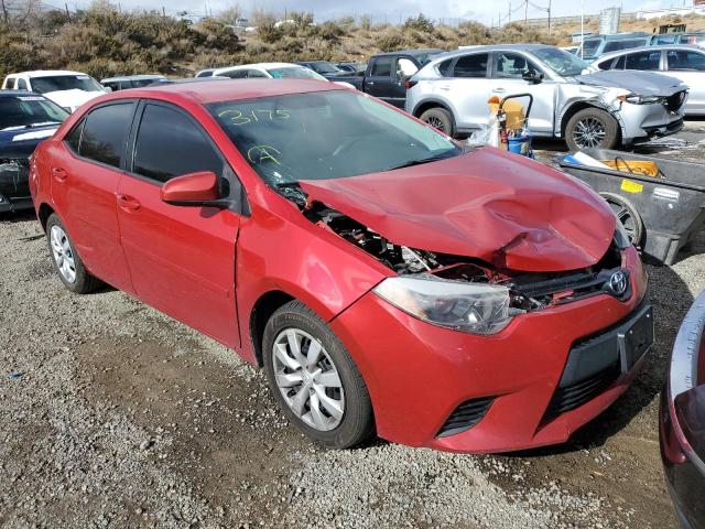TOYOTA COROLLA L 2014 with VIN 2T1BURHE0EC005892 - Photo from auction