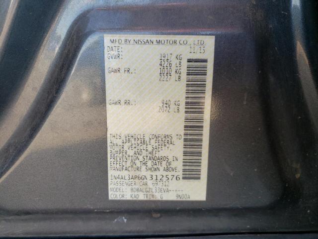 Photo 10 from auction – 2016 NISSAN ALTIMA 2.5 with VIN 1N4AL3AP6GN312576