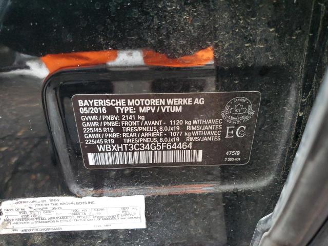 Photo 10 from auction – 2016 BMW X1 XDRIVE2 with VIN WBXHT3C34G5F64464