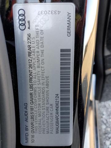 Photo 10 from auction – 2017 AUDI A6 PREMIUM with VIN WAUG8AFC4HN062124
