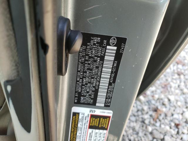 Photo 10 from auction – 2011 TOYOTA CAMRY BASE with VIN 4T4BF3EK3BR089370
