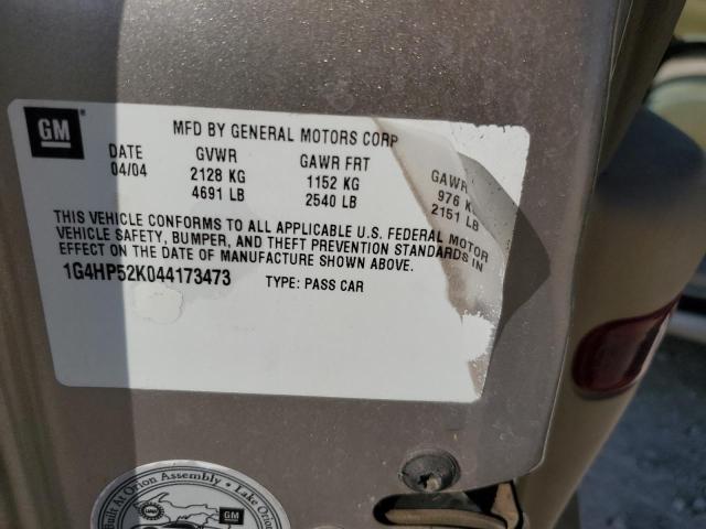 Photo 10 from auction – 2004 BUICK LESABRE CU with VIN 1G4HP52K044173473