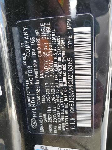 Photo 10 from auction – 2016 HYUNDAI TUCSON LIM with VIN KM8J33A44GU216365