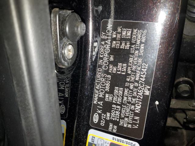 Foto 10 de la subasta – 2012 KIA SOUL + con VIN KNDJT2A62C7445412