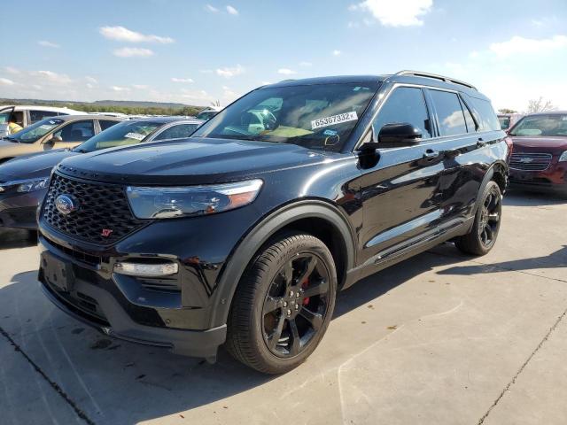 FORD EXPLORER S 2022 with VIN 1FM5K8GC6NGA20858 - Photo from auction