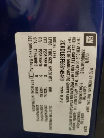 Photo 10 from auction – 2006 PONTIAC TORRENT with VIN 2CKDL63F566145460