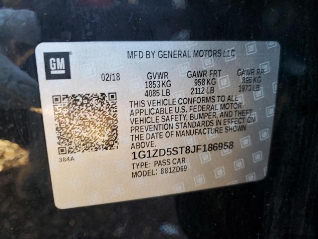 Photo 10 from auction – 2018 CHEVROLET MALIBU LT with VIN 1G1ZD5ST8JF186958