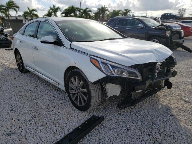 HYUNDAI SONATA SPO 2017 with VIN 5NPE34AF4HH548296 - Photo from auction