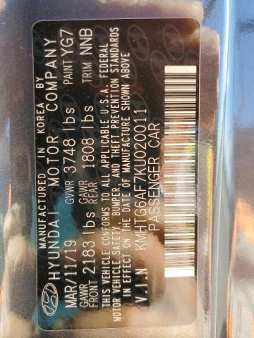 Photo 10 from auction – 2019 HYUNDAI VELOSTER B with VIN KMHTG6AF7KU020011