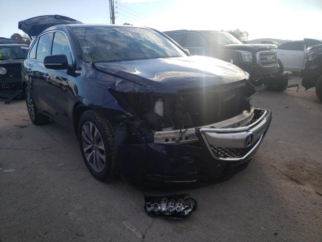 ACURA MDX TECHNO 2014 with VIN 5FRYD4H49EB033754 - Photo from auction