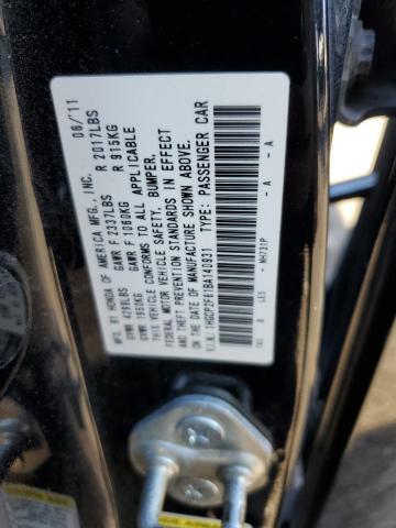 Photo 10 from auction – 2011 HONDA ACCORD with VIN 1HGCP2F61BA140931