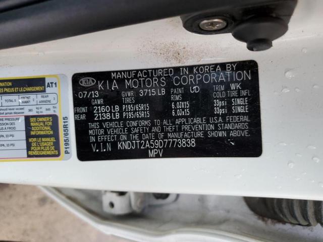 Photo 10 from auction – 2013 KIA SOUL with VIN KNDJT2A59D7773838