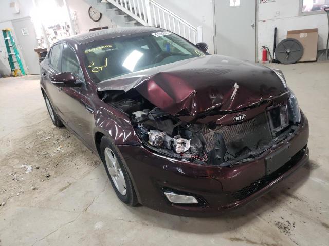 KIA OPTIMA LX 2014 with VIN 5XXGM4A70EG316039 - Photo from auction