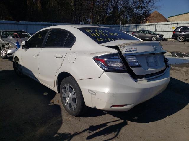Photo 3 from auction – 2013 HONDA CIVIC HYBR with VIN 19XFB4F27DE003513
