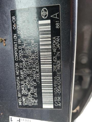 Zdjęcie 10 z aukcji – 2009 TOYOTA COROLLA BA z VIN JTDBL40E09J033803