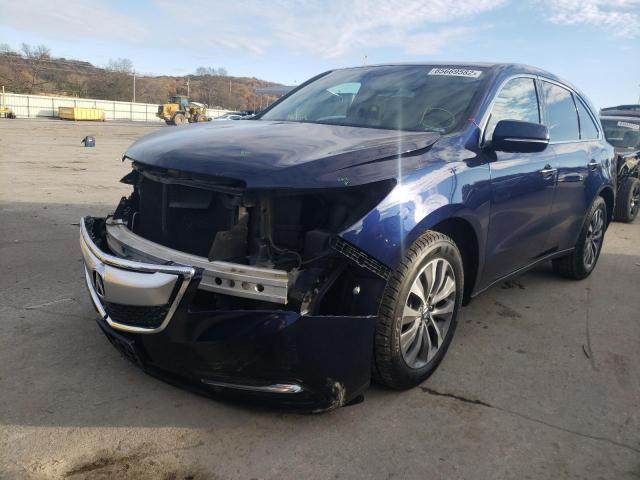 Photo 2 from auction – 2014 ACURA MDX TECHNO with VIN 5FRYD4H49EB033754