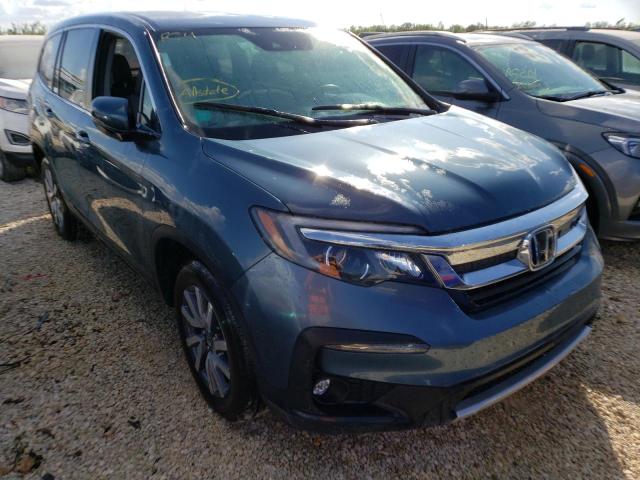 HONDA PILOT EX 2020 with VIN 5FNYF5H37LB023939 - Photo from auction