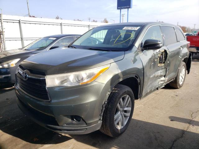 Photo 2 from auction – 2014 TOYOTA HIGHLANDER with VIN 5TDBKRFH3ES054515