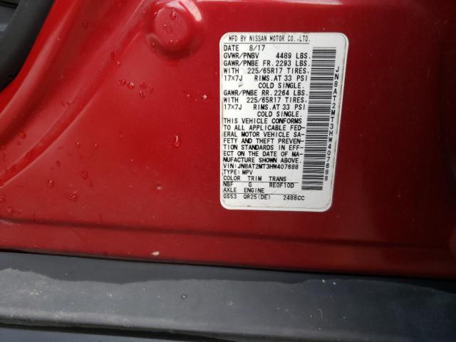 Photo 10 from auction – 2017 NISSAN ROGUE S with VIN JN8AT2MT3HW407688