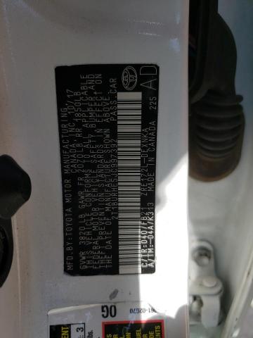 Photo 10 from auction – 2018 TOYOTA COROLLA L with VIN 2T1BURHE5JC997392