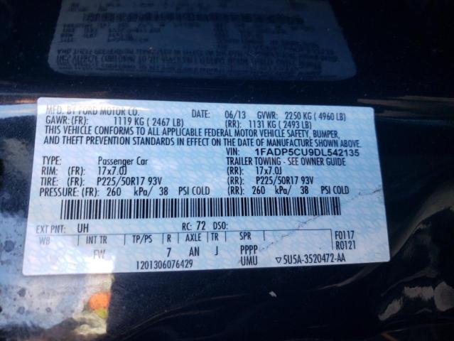 Photo 10 from auction – 2013 FORD C-MAX PREM with VIN 1FADP5CU9DL542135