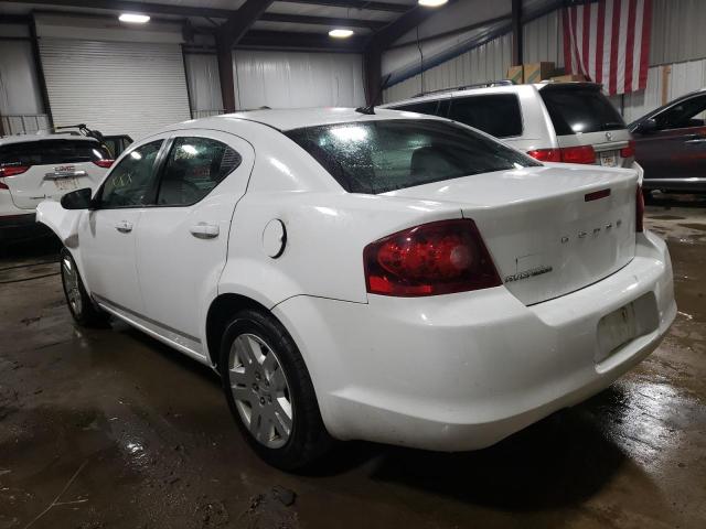 Photo 3 from auction – 2012 DODGE AVENGER SE with VIN 1C3CDZAB2CN235582