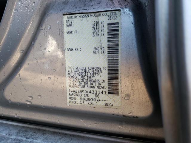 Photo 10 from auction – 2013 NISSAN ALTIMA 2.5 with VIN 1N4AL3AP1DN433141